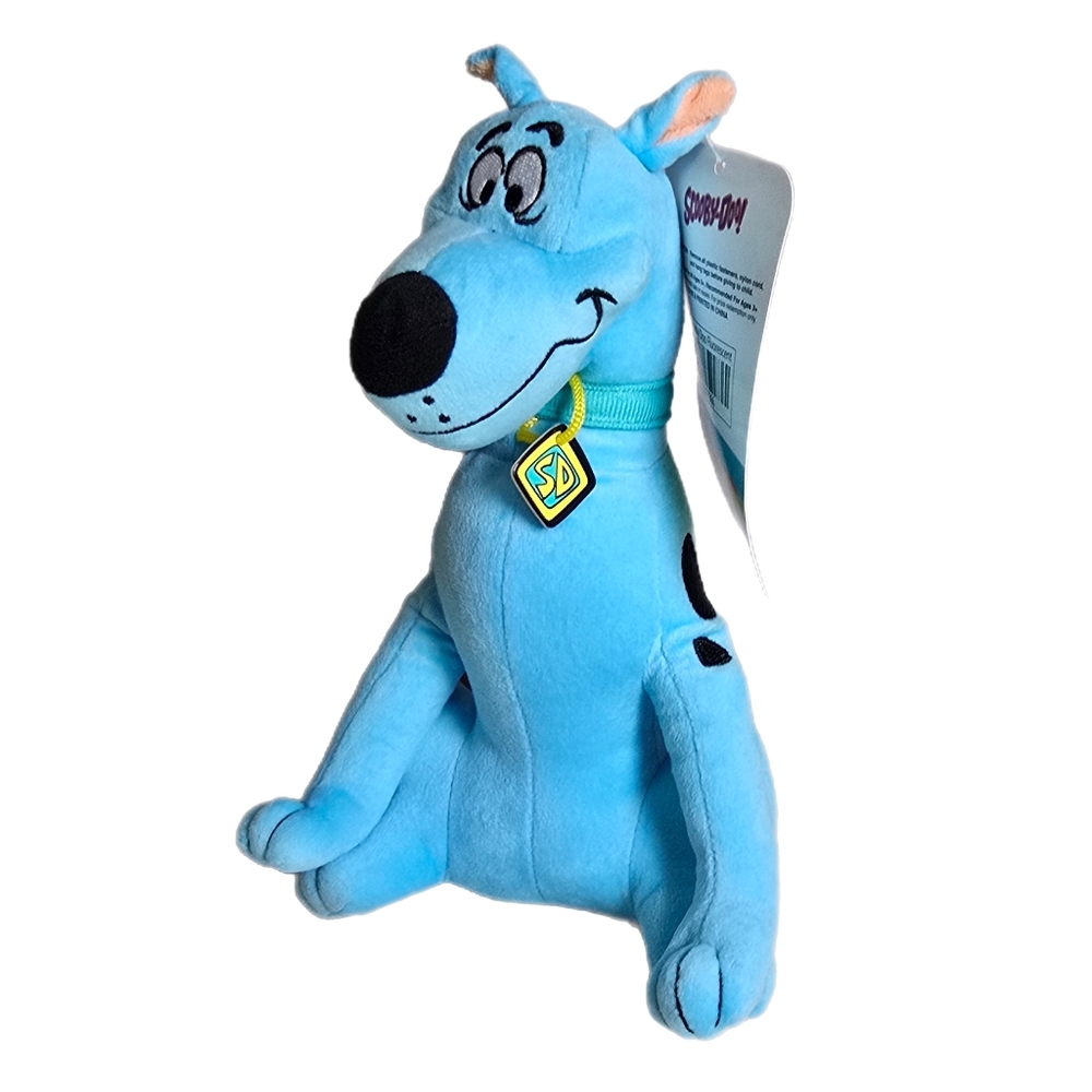 Scooby-Doo Plush Scooby Fluorescent Neon Blue Toy Factory Brand New Claw D&B 9"